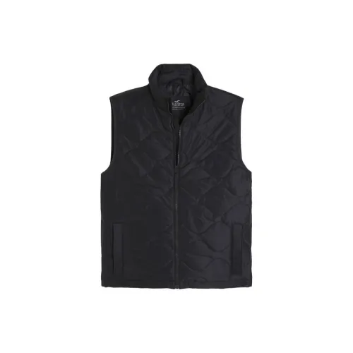 Hollister Vests Men Black