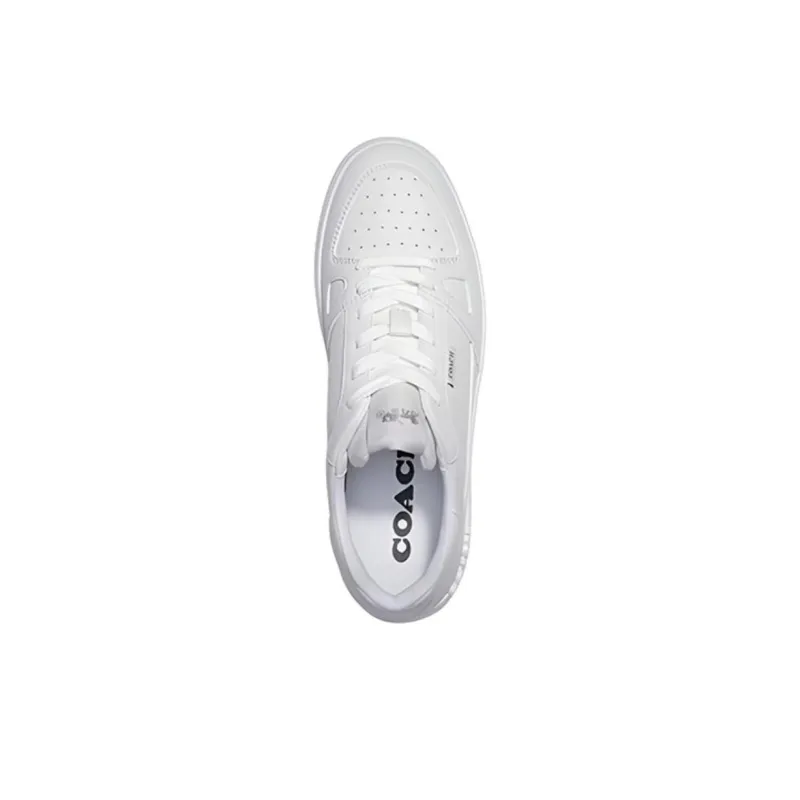 COACH Stylish Skateboarding Shoes Men's White-3