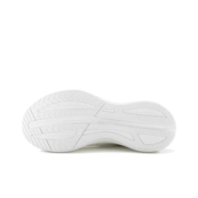 Saucony Cushioning Abrasion Resistant Breathable Low Top Casual Running Shoes Unisex White-4