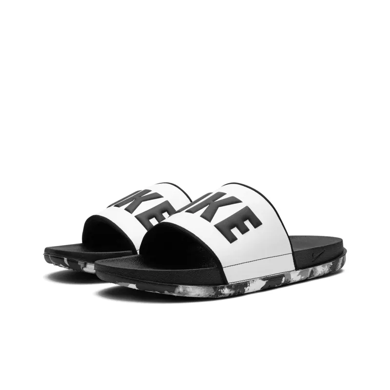 Nike Offcourt Slide 'Marble Black White'-2