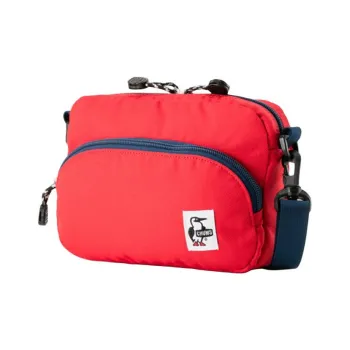 CHUMS Cordura Eco Made Fabric Crossbody Bag, Shoulder Bag Unisex Red