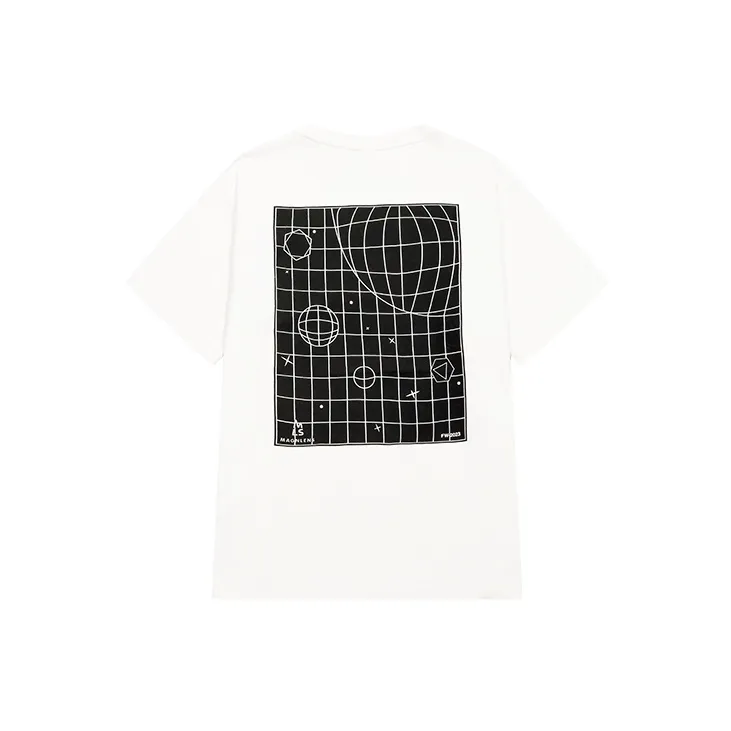 Magn Lens T Shirts Men White-1