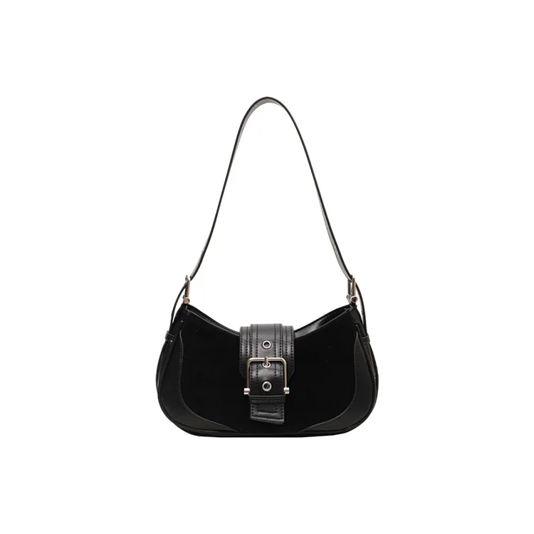 JANE KLAIN PU Shoulder Bag Crossbody Bag Small Square Bag Regular Women's Black/Brown-0