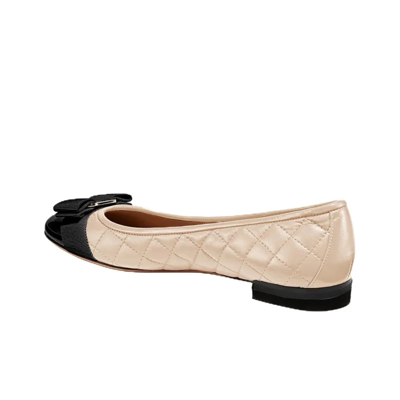 FERRAGAMO Quilted Ballerina Shoes-5