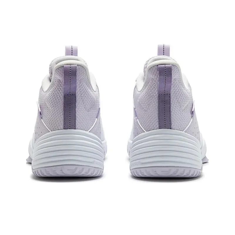 361° Cushioning Wear Resistant Low Top Basketball Shoes Men's White Purple-3