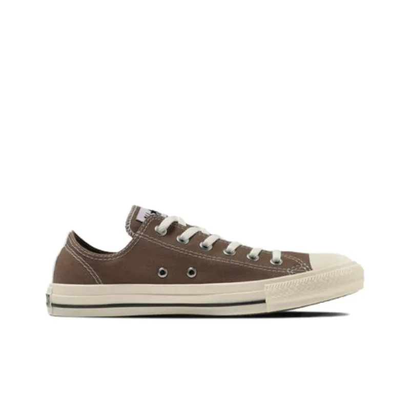 Converse All Star WORKSTITCHING OX Abrasion Resistant Breathable Low Top Canvas Shoes Unisex Umber-1