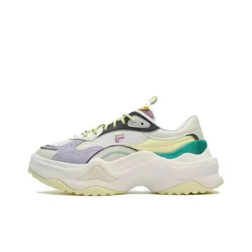 FILA FUSION BIANCO II Chunky Sneakers Women's Low-Top White/Purple