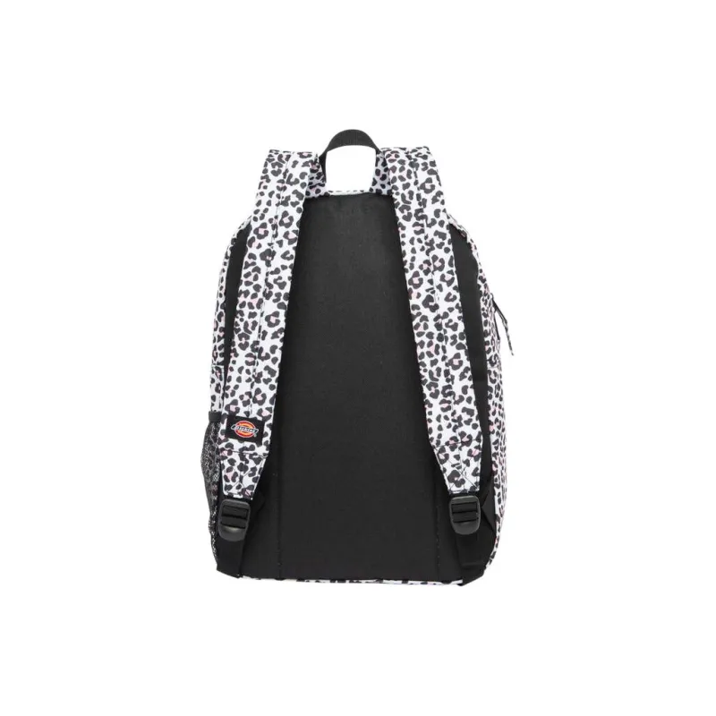 Dickies Polyester Backpack Unisex Black & White & Pink-1