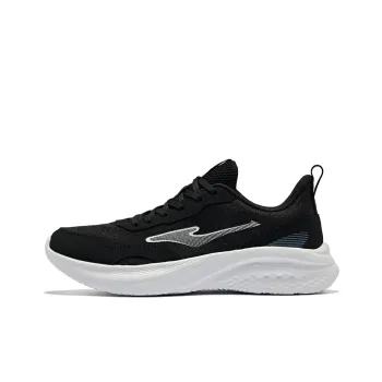 Erke Mingbird Summer Cushioning Wear Resistant Low Top Running Shoes Men's Jet Black Vintage Gray Blue