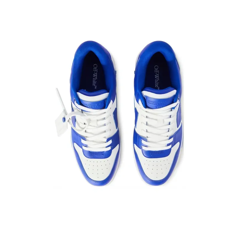 OFF WHITE Out Of Office Ooo Low Tops White Blue-3