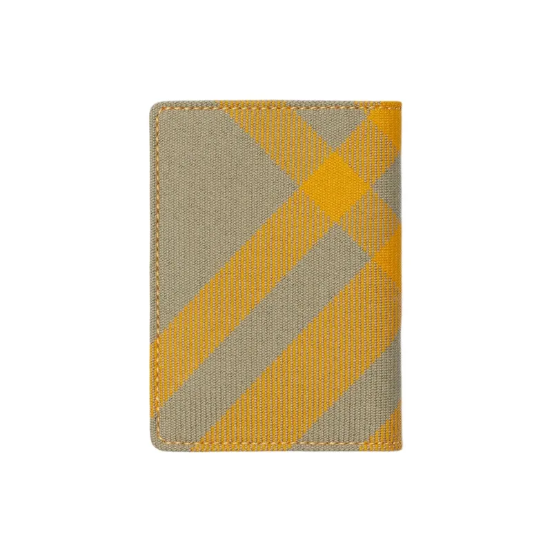Burberry Polyester With Wool Card Holder Men's Hunter Beige-1