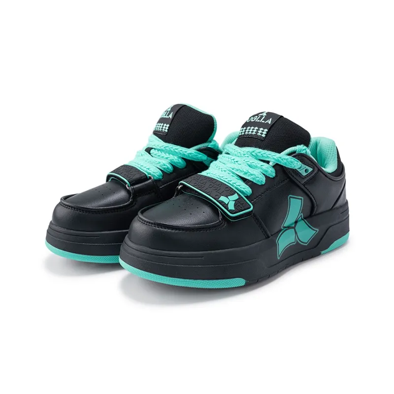 Angela Skateboard Shoes Unisex Low Top Black Blue/White Black/Black White-18