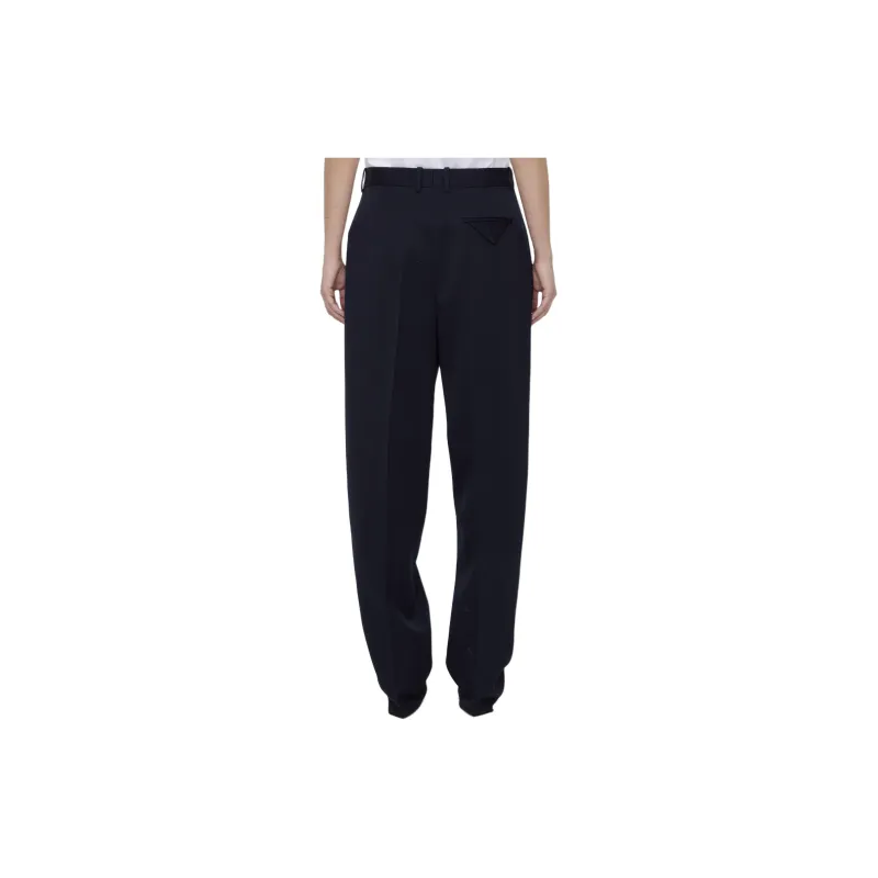 Bottega Veneta FW23 Casual Pants Women's Navy-1