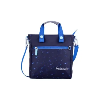 MOONROCK Polyester Crossbody One Shoulder Handbag Regular Unisex Dark Blue