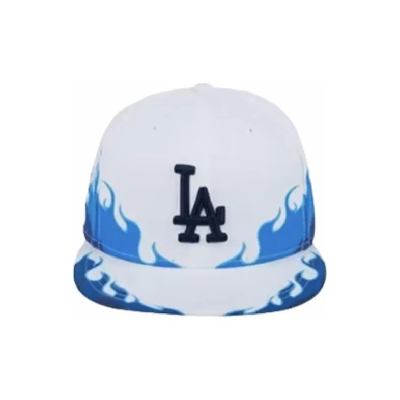 New Era Cotton Baseball Caps Unisex White-1