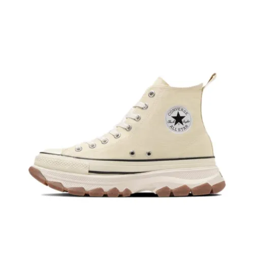 Converse ALL STAR Ⓡ TREKWAVE Z HI Durable Breathable High Top Canvas Shoes Unisex Beige