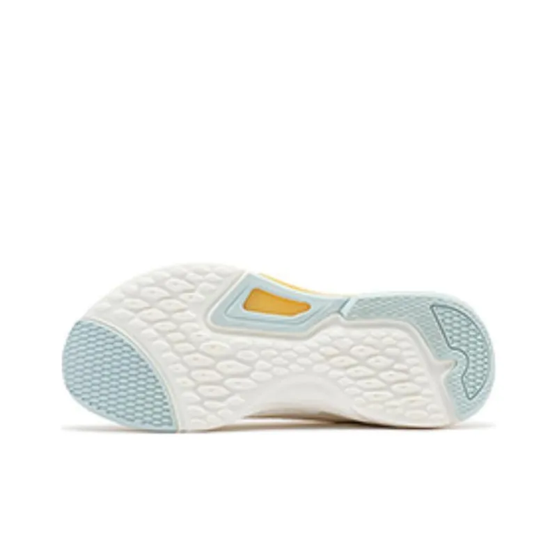 361° Volcano SE Anti Slip And Wear Resistant Breathable Low Top Running Shoes Women's White Yellow-3