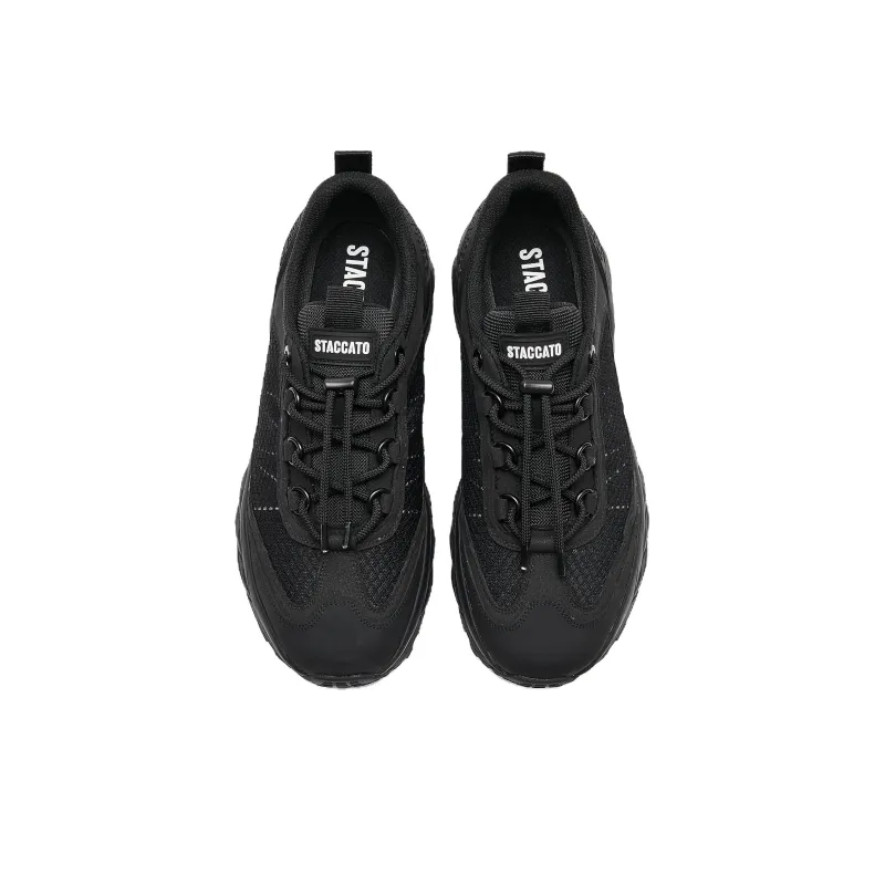 Staccato Hobo Hill Wear resistant And Lightweight Low Top Casual Shoes Men's Meteorite Black/Mountain Lime Black-2