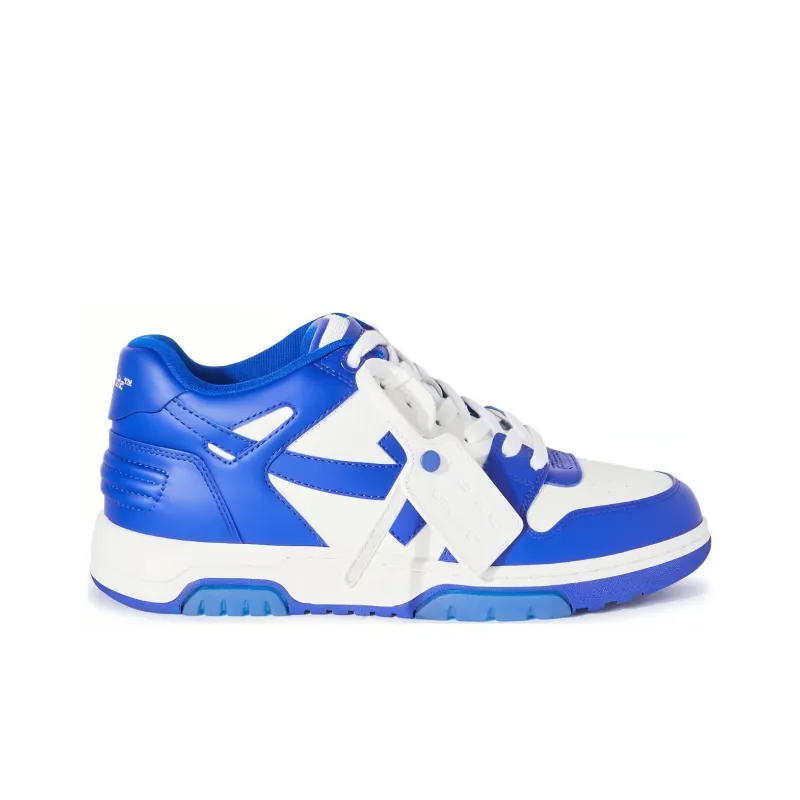 OFF WHITE Out Of Office Ooo Low Tops White Blue-1