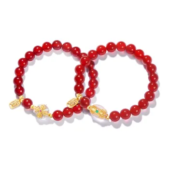 North Cain Agate Bracelets Women's