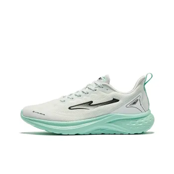 Erke Jingchan 2.0 V2 Cushioning Breathable Low Top Running Shoes Men's White Green