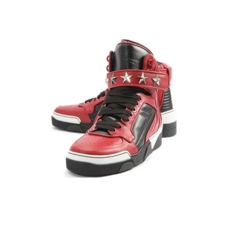Givenchy Tyson Star High-Top 'Red'-3