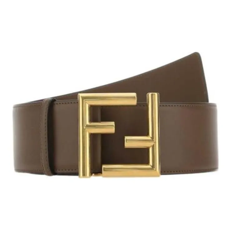 FENDI Logo Plaque Buckle Belt-1