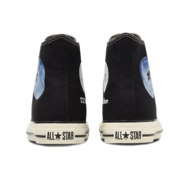 Converse ALL STAR Ⓡ MN HI Durable Breathable High Top Canvas Shoes Unisex Black-4