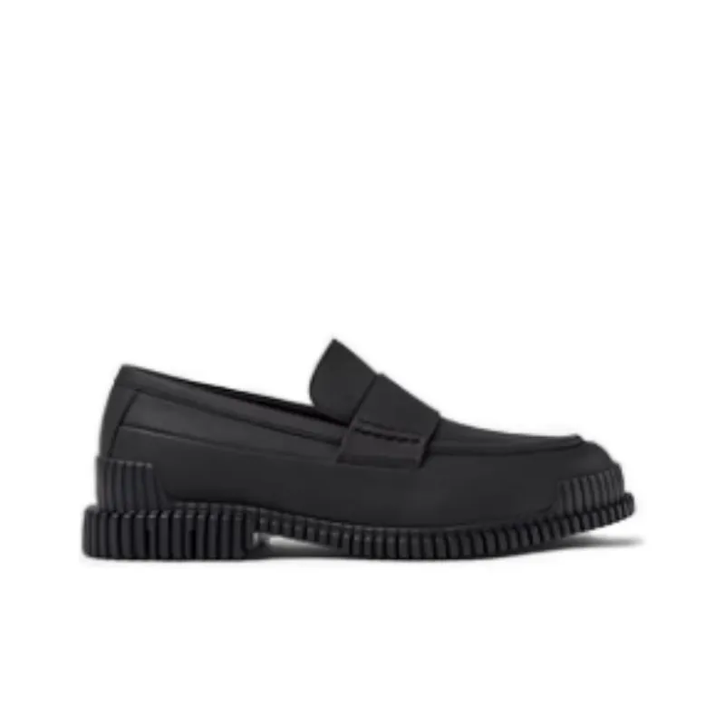 CAMPER Pix Ribbed-detailing Leather-sole Loafers-1