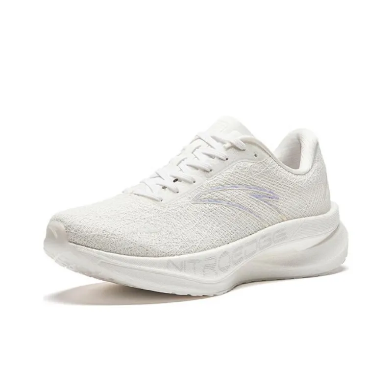 Anta Champion 2nd Gen Pro Cushioning Wear Resistant Low Top Running Shoes Men's White-1