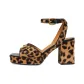 Brown Black Leopard Print
