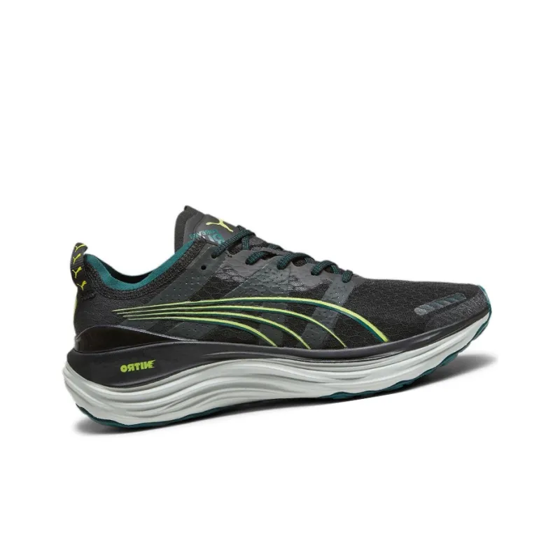 PUMA ForeverRun Nitro Winter Black Malachite Yellow-1