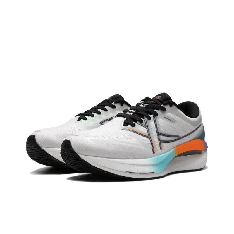XTEP Non slip Lightweight Low Top Running Shoes Men's Gray Green-1