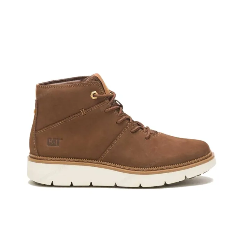 CAT CHARIOT PLAIN TOE MID Wear-Resistant High-Top Casual Shoes Women's-1