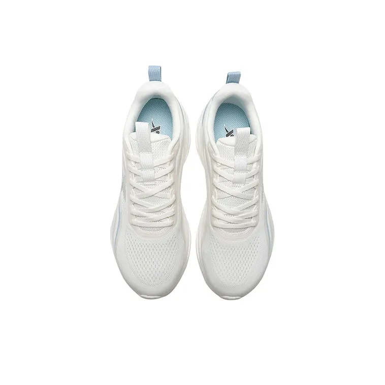XTEP Cushioning Breathable Low-Top Running Shoes Men's Sail White/Evening Dusty Blue-3