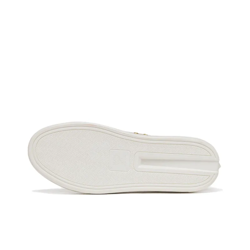 MCM Low Top Skateboard Shoes Women's Brown-4