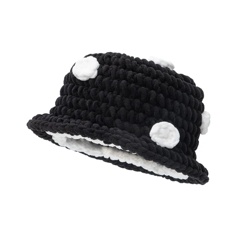 BAIJUAN Acrylic Knitted Fabric Beanie Unisex-5
