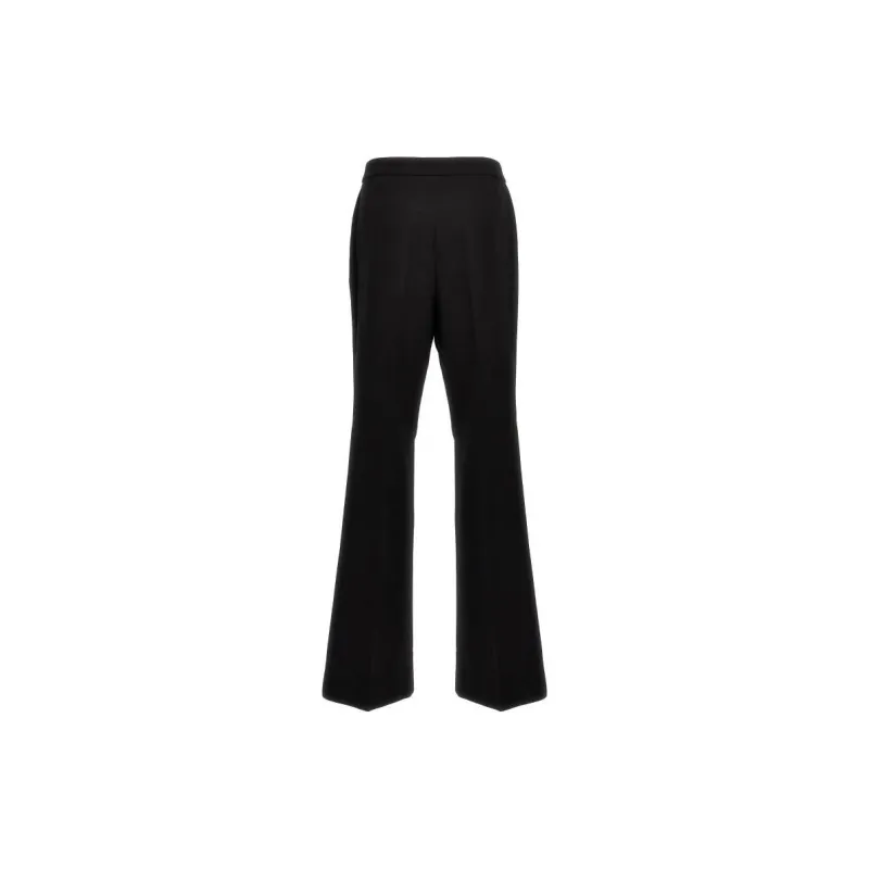 MOSCHINO High Waist Flared Tailored Cut Trousers-1