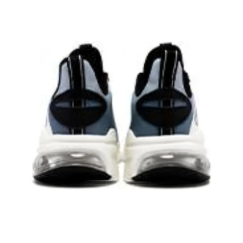 361° Cushioned Wear Resistant Lightweight Low Top Running Shoes Men's White Black-2