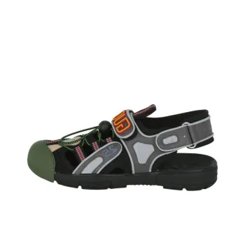GUCCI Tinsel Sports Sandal Black Silver Green