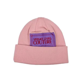 VERSACE JEANS COUTURE Logo patch Detail Knit Beanie