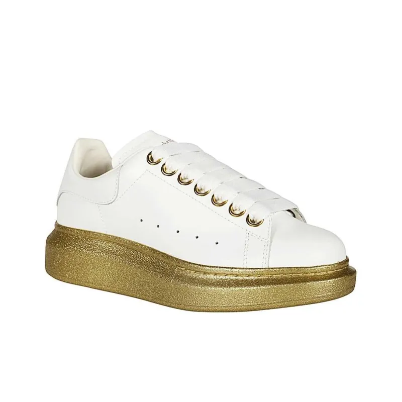 Alexander McQueen Oversized Sneaker 'White Gold' Women's-4