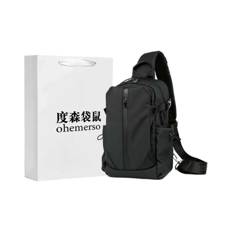 Dusen Kangaroo Oxford Sling Bag Unisex-0