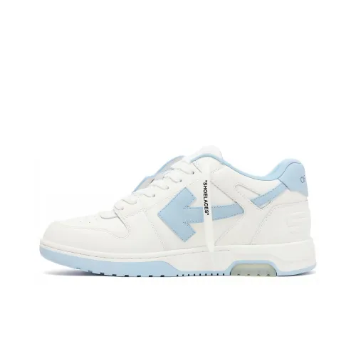 OFF-WHITE Out Of Office OOO Low Tops White Light Blue 2023