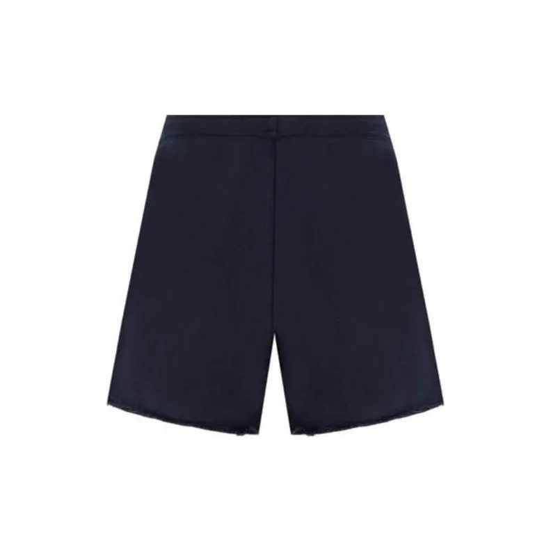 GANNI Logo Embroidered Drawstring Shorts-1