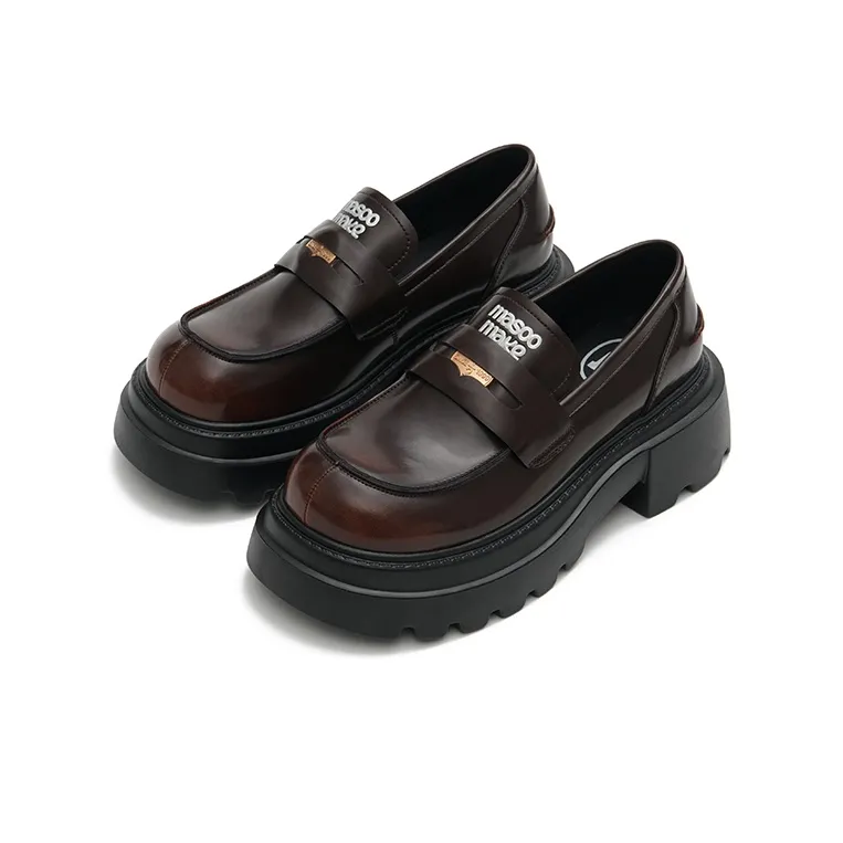 MASOOMAKE Loafers Women's Tranquil Black/Cinnabar Red-9