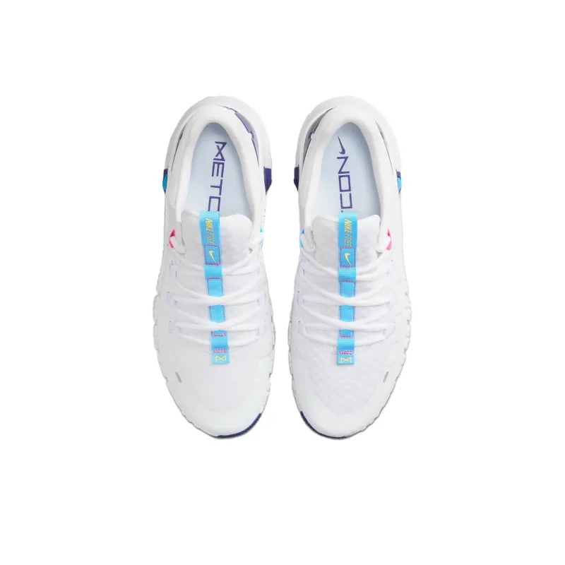 Nike Free Metcon 5 White Aquarius Blue-3