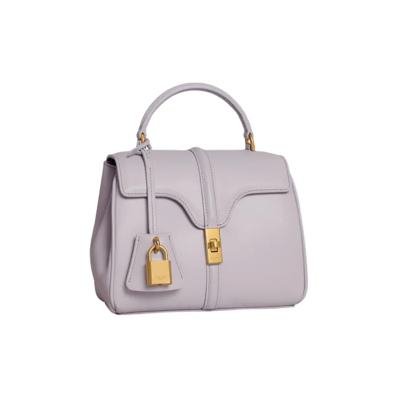 CELINE 16 Cow Leather Shoulder Bag, Crossbody Bag, Handbag Mini Women's Light Lilac-1