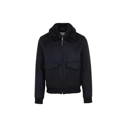 Sandro Jackets Men Navy