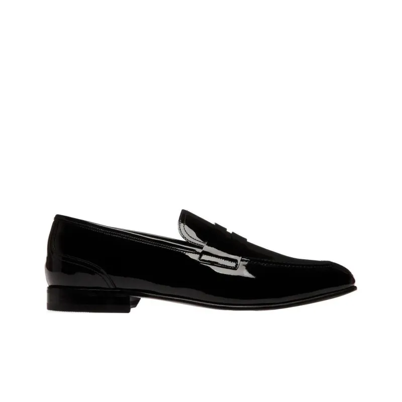 BALLY Suisse Patent-leather Loafers-1